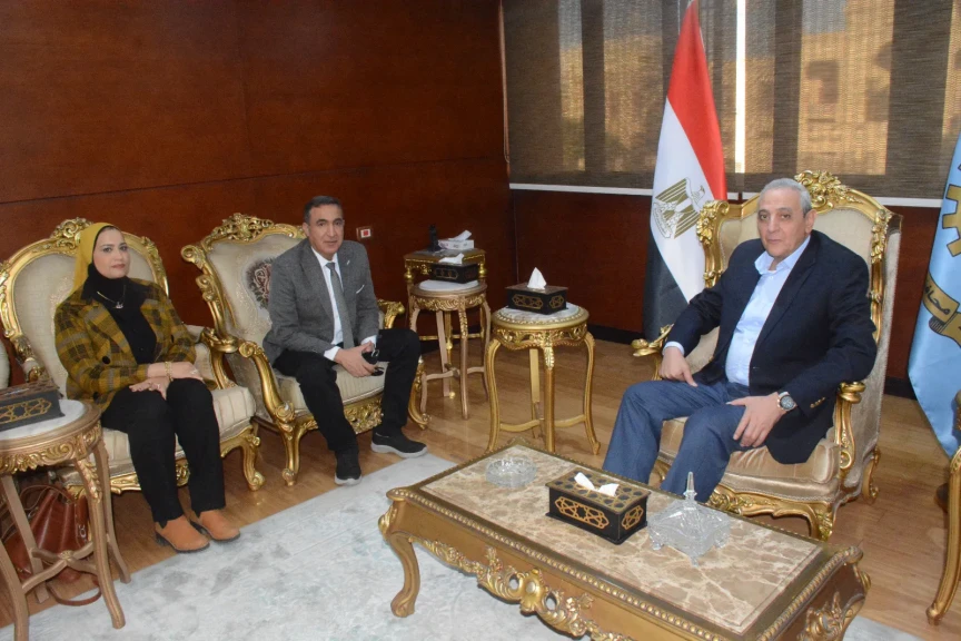 محافظ الغربية يستقبل رئيس الهيئة العامة للخدمات البيطرية ويثمّن جهود مديرية الطب البيطري بالغربية