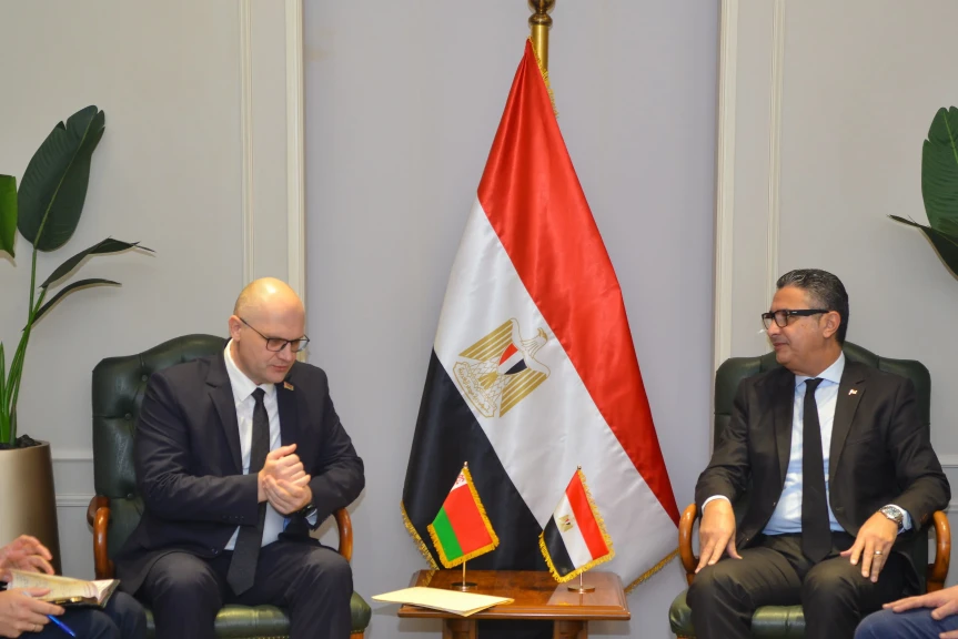 بالصور .. تفاصيل لقاء وزير التموين والتجارة الداخلية مع سفير جمهورية بيلاروسيا بالقاهرة