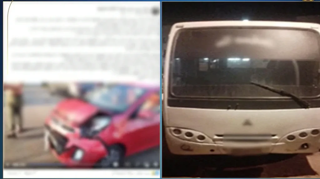 أجهزة الأمن تضبط سائق سيارة  لقيامه بالسير عكس الإتجاه والإصطدام بإحدى السيارات بالقاهرة