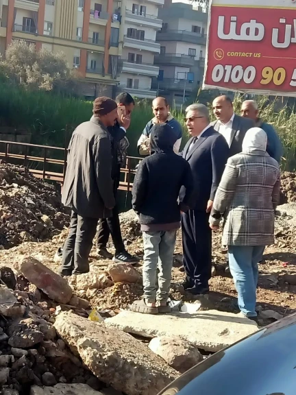 بالصور .. محافظ الدقهلية يتفقد أعمال إنشاء كوبري ”معلة” بطلخا ويطالب بتكثيف الأعمال في والانتهاء منه في أقرب وقت