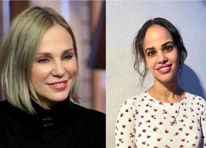 شيرين رضا وابنتها