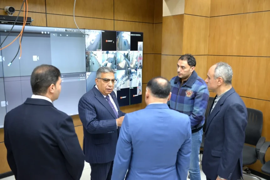 محافظ الدقهلية داخل الشبكة الوطنية للطوارئ والسلامة لمتابعة أعمال الأجهزة التنفيذية بكافة المدن والمراكز