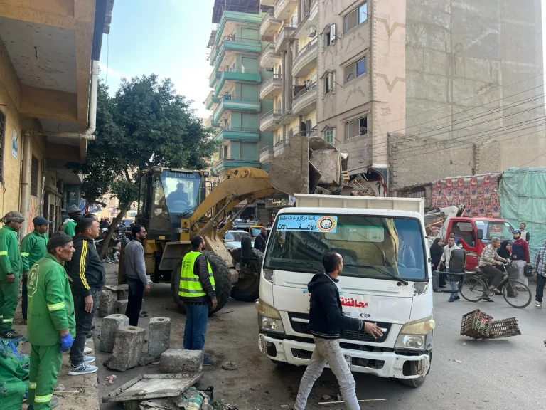 بالتنسيق بين محافظ ومدير أمن الدقهلية .. اللواء طارق مرزوق يتابع أعمال حملة إزالة الإشغالات بمدينة طلخا لليوم الثالث