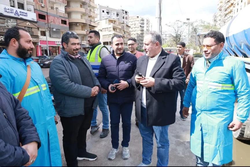 مياه الغربية تتابع جهود فرق الطوارئ فى التعامل مع تجمعات مياه الأمطار