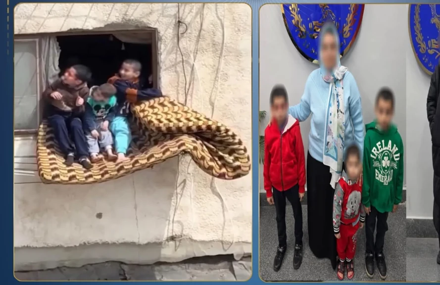 الداخلية تكشف حقيقة قيام بعض الأطفال بالجلوس على مرتبة خارج شباك أحد الطوابق المرتفعة بأحد العقارات بالإسكندرية