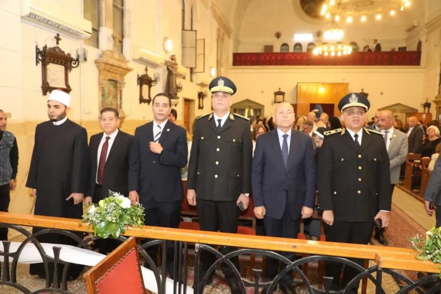 نائبًا عن  رئيس مجلس الوزراء محافظ القاهرة يشهد إحتفال بطريركية الأرمن الكاثوليك بعيد القيامة