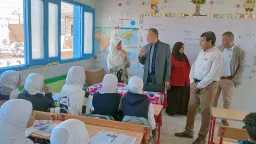 جولة مفاجئة لوكيل وزارة التعليم...