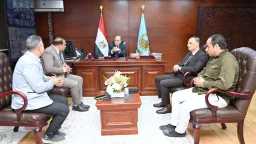 محافظ الغربية يستقبل وفد اللجنة...