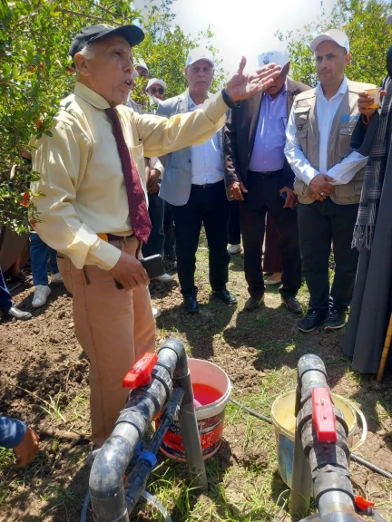 محافظ أسيوط : ورشة عمل لتعزيز نظم الري الحديث وتحسين إنتاج الرمان بالتعاون مع ”الفاو”