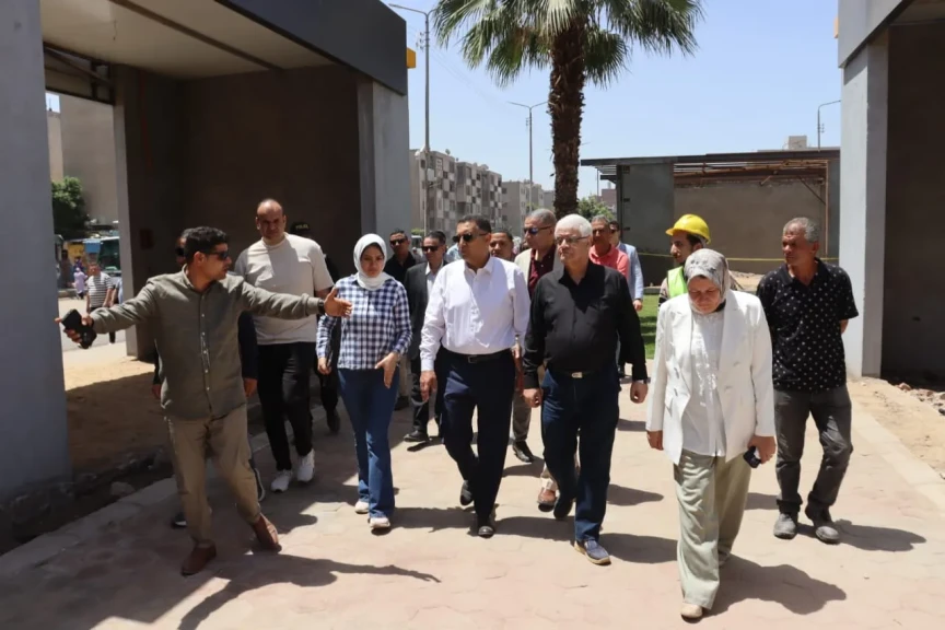 محافظ القليوبية يتفقد مشروعات الأسواق الحضارية بشبرا الخيمة بالتعاون مع جهاز مستقبل مصر