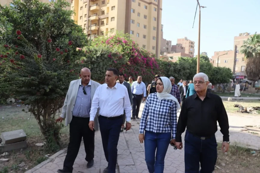محافظ القليوبية يوجه بطرح حديقة المرجوشي للإستثمار ويقرر إقالة مدير الحدائق بحي شرق لتقاعسه